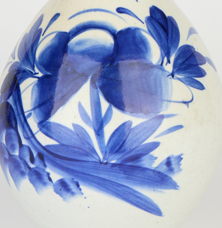 Blue-and-White Porcelain: Control Condition Painted Motif Detail View